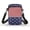 Red White Stripes, variant on HELLHERO Sunflowers Women Messenger Bag Polyester Double Layer for Casual Use