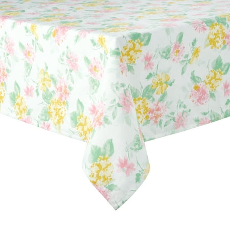 

Martha Stewart Amber Floral Tablecloth Single Pack Pink/Yellow 60 x102
