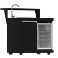 thumbnail image 2 of Forno All’Aperto 99,600 BTU Outdoor Kitchen, 5 Burners, Infrared Burners, Side Burner, Black Sintered Stone Countertops, Gas Pizza Oven, Sink Module, Bar & Beverage Center, 2 of 19