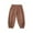 Coffee, variant on Timegard Toddler Baby Clothes Boy Girls Baggy Lightweight Solid Color Pants Casual Workout Trousers