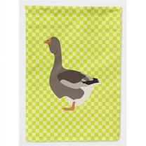 Caroline's Treasures BB7723GF Toulouse Goose Green Flag Garden Size , Small, multicolor