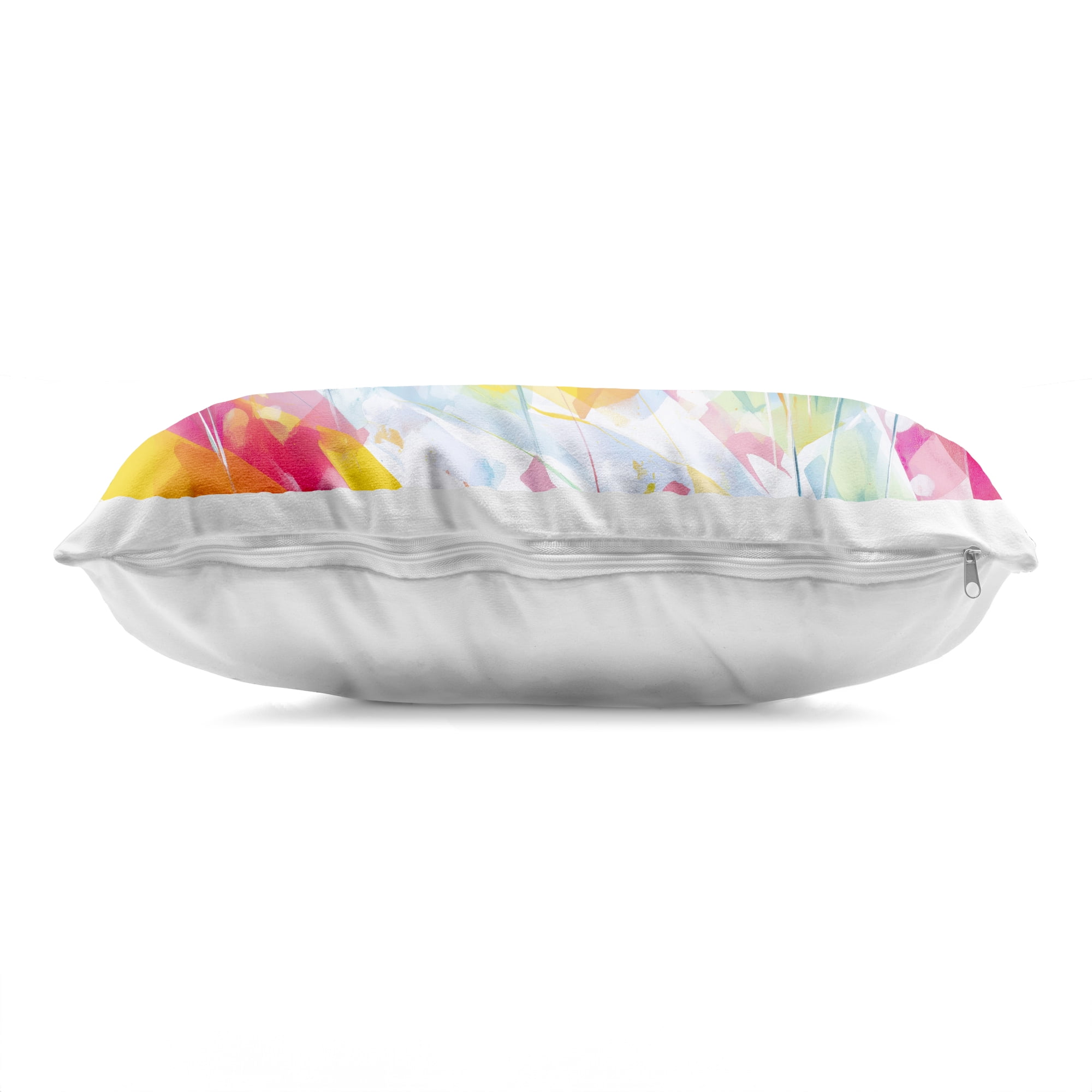 Stupell Industries Sea Oats & Ocean Breeze Abstract Decorative Printed Throw Pillow, design by Chromatic Storm Studio, 14 x 7 x 20