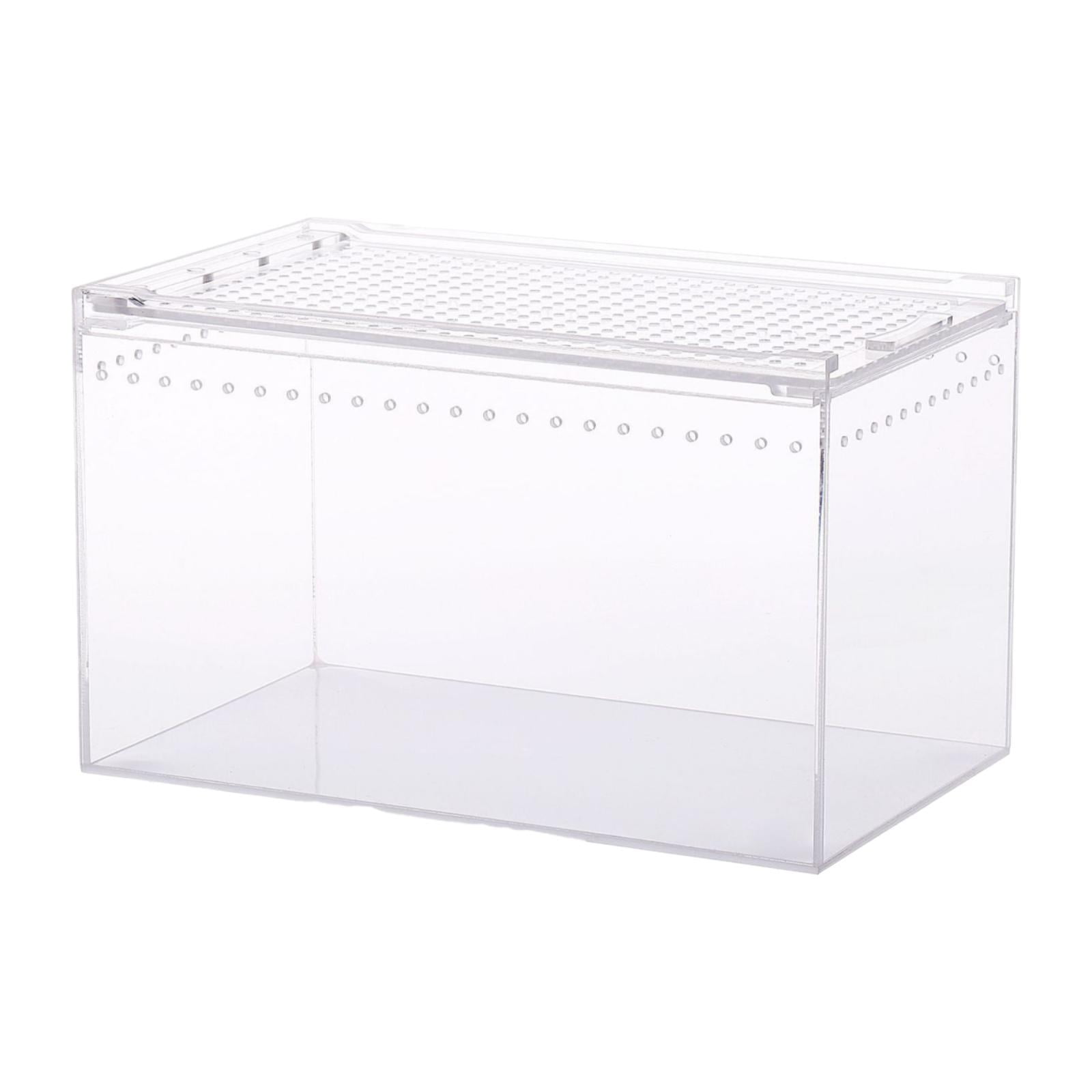 EHJRE Reptile Terrarium Professional Enclosure Cage for Snake Hermit Crabs Lizards