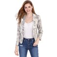 thumbnail image 4 of INSPIRE CHIC Women's Open Front Floral Print Blazer, 4 of 7