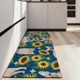 thumbnail image 4 of French Bulldog Sunflowers Floral Kitchen Rug Mat,Kitchen Runner Rugs Non Skid Washable,Decorative Kitchen Floor Mats for Kitchen,Sink,Laundry,17"X47", 4 of 5