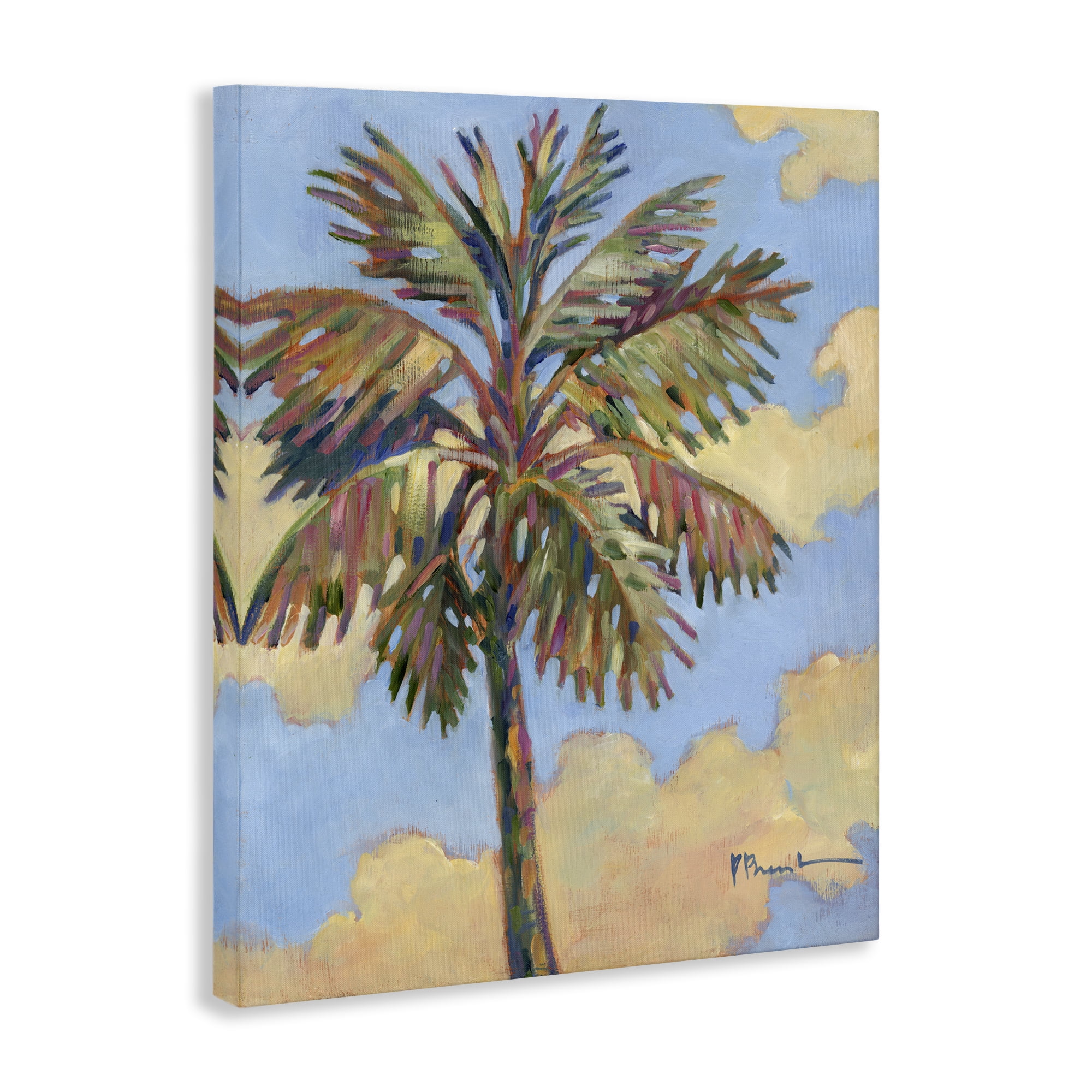 Stupell Industries Summer Santa Rosa Palm Landscape & Nature Painting Wrapped Canvas Art Print Wall Art, 24 x 30