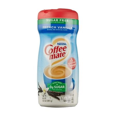 Coffee Mate French Vanilla Sugar Free Coffee Creamer  10.2 oz  2 Pack