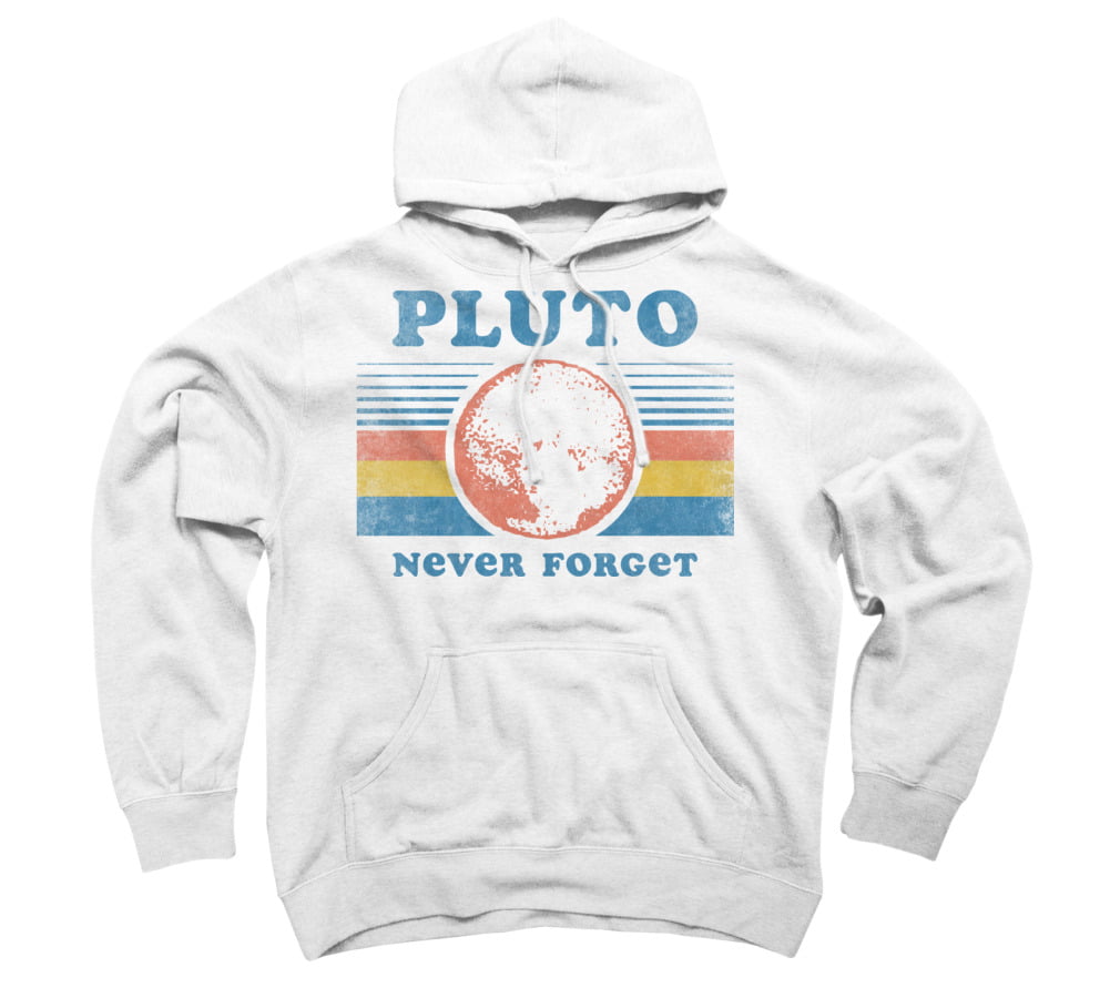 Pluto Never Forget Womens Pullover Hoodie Long Sleeve Hooded Sweatshirts