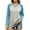 Blue, variant on cocolona Womens Color Blocked Tops Long Sleeve V Neck Fall Workout Shirts Basic Casual Layer Tees