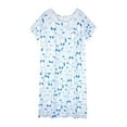 thumbnail image 2 of Baberdicy Nightgowns for Women Short Night Gowns Cotton Silk Women's Summer Thin Short Sleeved Sweet Loose Plus Size Dress, 2 of 4