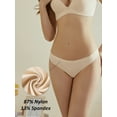 thumbnail image 4 of GaaiKei Seamless Women Thongs Invisibles Ladies Thong Soft and Comfortable No Show Panties Undies 6 Pack, Sizes 4-8, 4 of 6