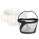 thumbnail image 1 of Filtro reutilizable de acero inoxidable + 100 papeles desechables para cafeteras KEURIG K-DUO - Incluye caja de regalo, 1 of 6