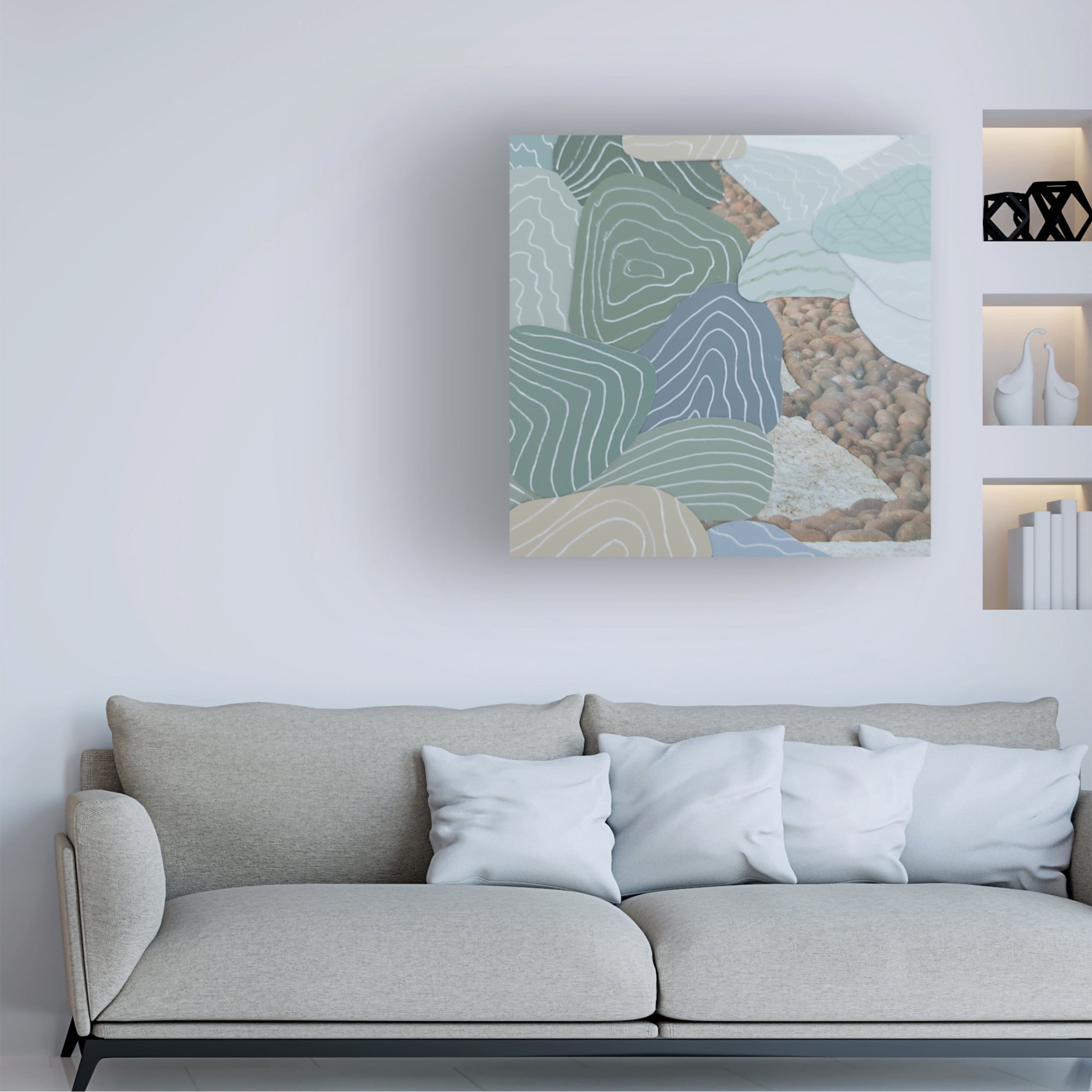 Trademark Fine Art Coco Good  Rice Paddies III Canvas Wall Art