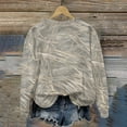 thumbnail image 4 of CLOISE Fall Sweatshirts for Women Plus Size Lightweight Crew Neck Tops Camouflage Long Sleeve Pullover Oversized Clothes, 4 of 8