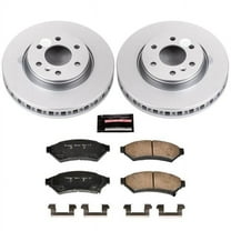 PowerStop Front Geomet Coated Brake Rotor and Pad Kit Fits: BUICK CHEVROLET PONTIAC SATURN Select Models CRK4602