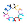 thumbnail image 5 of Jiaroswwei Circular Barbell U Shape Fashion Jewelry Body Piercing Nose Ring for Unisex, 5 of 8
