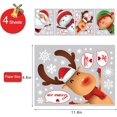 thumbnail image 2 of Christmas Window Clings, Holiday Snowflake Sticker Decorations Santa Claus Reindeer Xmas Decals for Party, 2 of 7