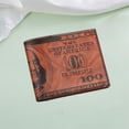 thumbnail image 4 of vlrwzc Dark Brown Mens US $100 Dollar Bill Leather Bifold Card Holder Wallet Handbag Purse Leather Credit Card Photo Holder, 4 of 7