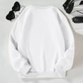 thumbnail image 6 of LUOGENLI Sweatshirts for Girls 8-10 Girls Casual Crewneck Sweatshirts Long Sleeve Cute Pullover Oversized Lightweight Tops Sweatshirts for Girls 12-14 White 7-8 Years, 6 of 8