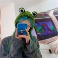 thumbnail image 4 of Gorro De Rana Divertido Unisex 2021, Gorro De Punto De Ganchillo Bonito, Gorro De Protección Para Los Oídos, Gorro, Gorro, Accesorio De Fotografía Para Fiesta Diaria Minnieouse AP006541-04, 4 of 5