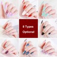 thumbnail image 4 of 24PCS Fake Nails Tips Set Different Sizes Natural French Short False Nails Tips Full Cover Acrylic Artificial Nails for Nail Salons & DIY Nail Art Tool, 4 of 9