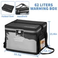thumbnail image 4 of Bolsa aislante para entrega de alimentos Nesthao 62L para bicicletas eléctricas y patinetes, 4 of 7