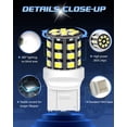 thumbnail image 4 of ALOPEE 7443 Bulb White 7440 Bulb T20 992 7441 7444 7443 Non Polarity Replacement Bulb 33SMD 2835 Chips Used, 4 of 5