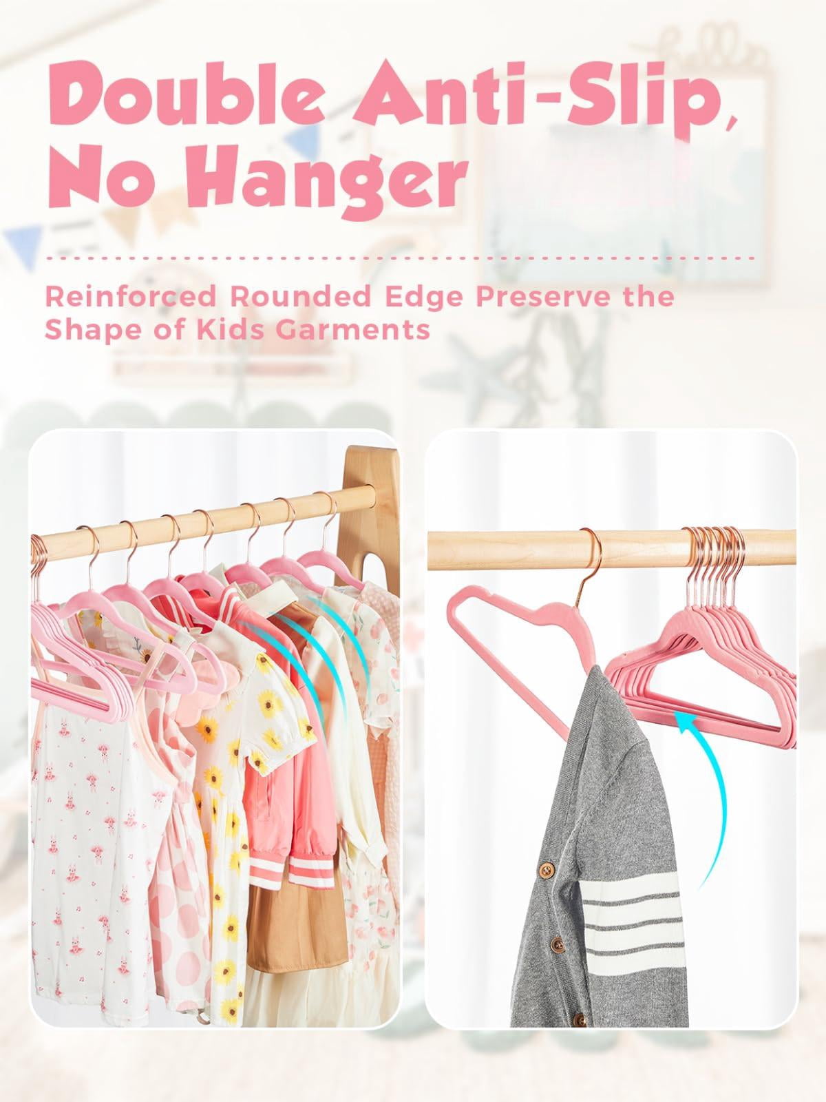 14 inch-50P Pink Clothes Hanger