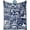 Football Sport, variant on Dallas Football Blanket, Football Style Travel Blanket Gifts for Men Women Boys Kids, Blue Football Throw Blanket 60" X 50"