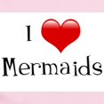 thumbnail image 2 of CafePress - I Love Mermaids Infant Bodysuit - Baby Light Bodysuit, Size Newborn - 24 Months, 2 of 4