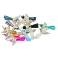 thumbnail image 3 of 24 Pieces Vintage Fairy Angel Charms Pendants Faceted Glass Beads Antiqued Dangle for DIY Wedding Gift Jewelry Hanging Craft, 3 of 8
