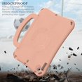 thumbnail image 4 of SaniMore for iPad 10.2 inch 9th/8th/7th Generation (2021/2020/2019) Case, Shockproof Full-Body Handle Stand Tablet Protective Kids-friendly Lightweight Cover, Pink, 4 of 6