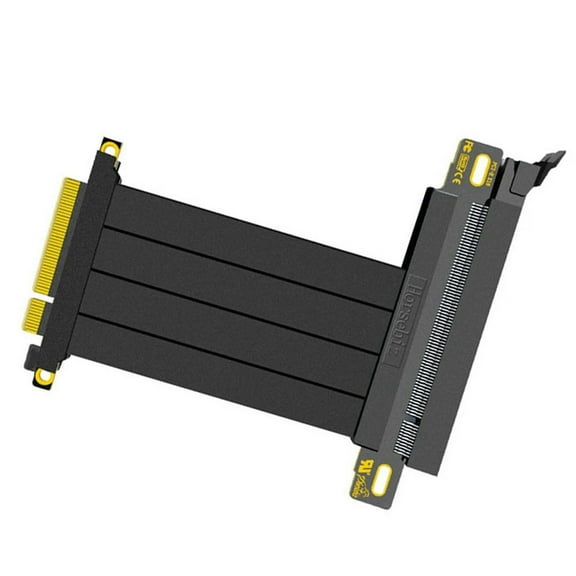 FOR PCI-E 4.0 X8 To X16 Graphics Card Extension Cable PCI-E USB4.0 Video Card Adapter Cable 180 Degrees Extension Cable