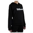 thumbnail image 2 of Sudadera Wilson Talla M Deportiva de French Terry con Capucha y Bolsa Tipo Canguro Negra, 2 of 4