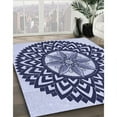 thumbnail image 2 of Ahgly Company Indoor Rectangle Patterned Blue Whale Blue Area Rugs, 3' x 5', 2 of 6