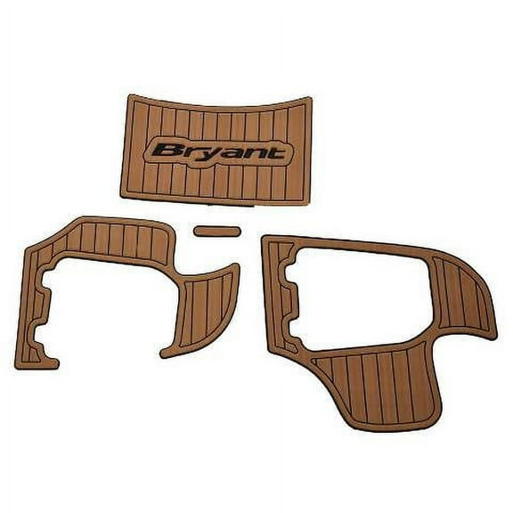 Bryant Boat Non-Skid Decking Mat BRY-14412 | Mocha Brown (Set of 4)