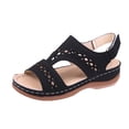 thumbnail image 2 of Zapatos de mujer de verano Tacón de cuña Retro Hollow Out Casual Sandalias de mujer Wmkox8yii  nm9362, 2 of 9