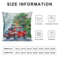 thumbnail image 6 of Ullo0ord Christmas Throw Pillow Covers Snowman Wreath Pillow Cases Standard Size Christmas Tree Square Pillowcase for Sofa Home Decor at Living Bedroom Outdoor, 6 of 6