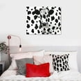 thumbnail image 5 of Orinice Cow print vinyl wall art decal Detachable cow print wall decal Bedroom living room Frameless painting 16x12in, 5 of 6