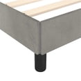 thumbnail image 5 of Bowery Hill King 13.8" Without Headboard Bed Frame in Light Gray, 5 of 6