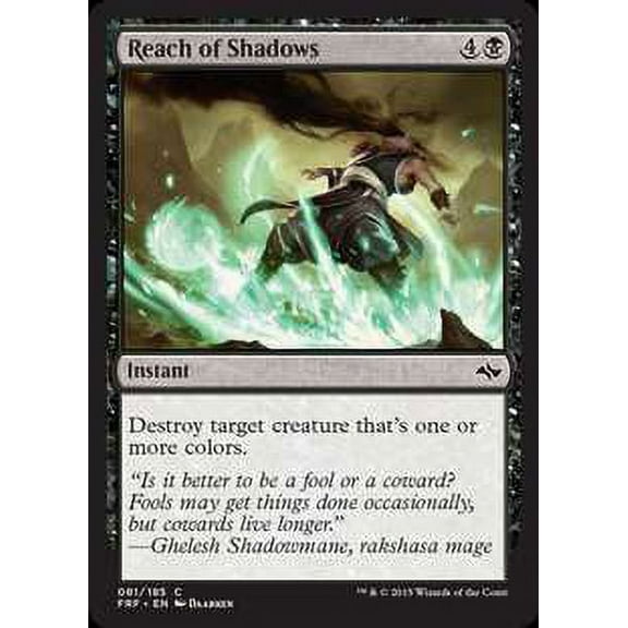 MtG Fate Reforged Common Reach of Shadows (Foil) #81