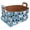 Multicolor 5, variant on Gentleman Dog Background Storage Basket Collapsible Storage Bin, PU Foldable Basket Convenient Box Storage Organizer with Handles for Shelves Office Bedroom Closet Nursery Toys Laundry