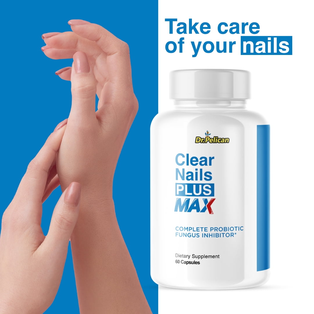 Clear Nails Plus Max- Hair, Skin & Nails Support- 60 Capsules