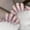 GN028 [Glue model], variant on 2024 New French Cat's Eye Flash Diamond Wearing Nail Pure Desire Premium White Fairy Nail Art Products Finished Wholesale