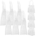 thumbnail image 4 of ColoMX Bolsas transparentes de 10 piezas reutilizables bolsas de regalo de botella de vino de PVC con manijas, 4 of 8