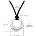 thumbnail image 2 of Circle of Life Eternity Memorial Pendant Ash Holder for Women Men Cremation Jewelry Urn Necklace for Ashes - Always in My Heart, 2 of 7