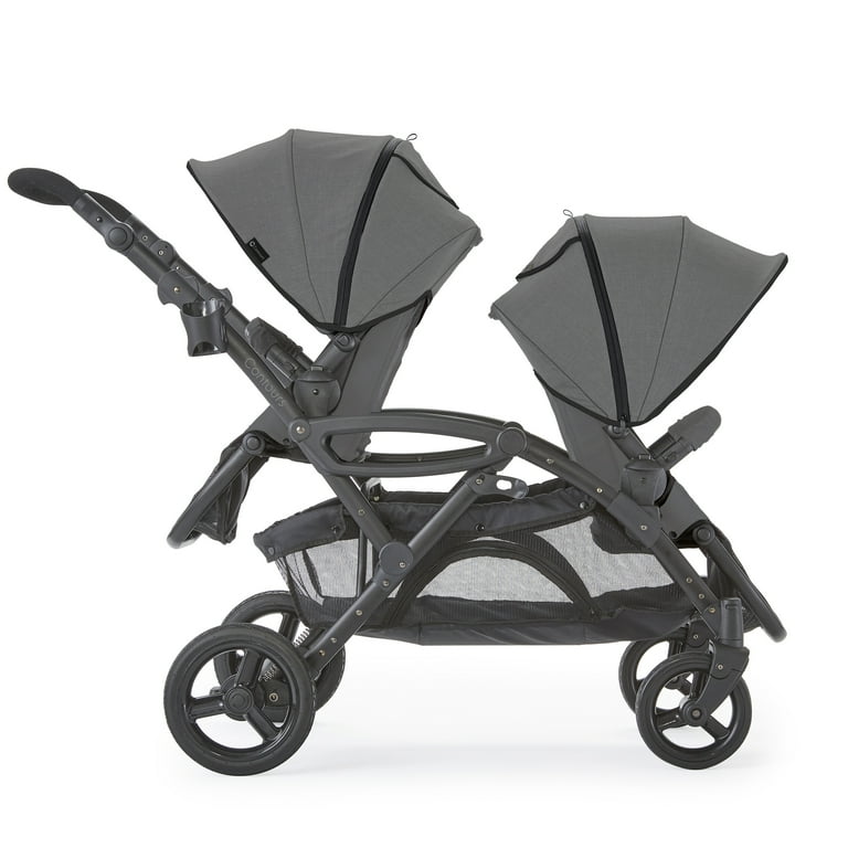 Contours Options Elite V2 Double Tandem Stroller Gray Unisex Walmart
