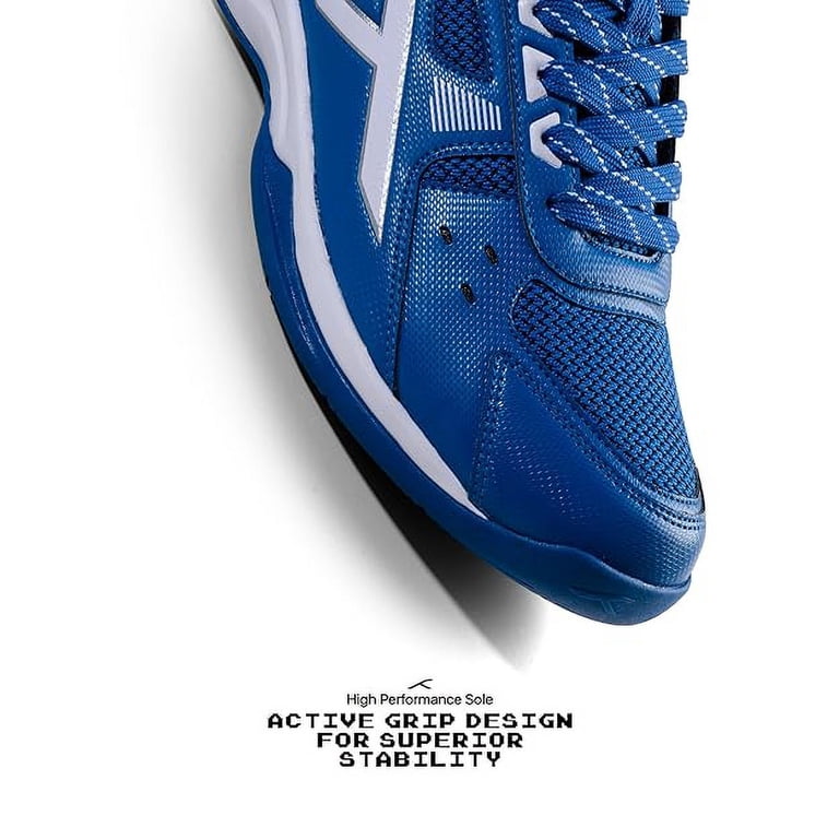 Hundred Raze Unisex Badminton Sport Shoes (Non-Marking) | Blue