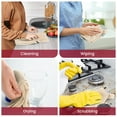 thumbnail image 6 of Lux Decor 6-Pack Kitchen Towels Set – 100% Cotton, Super Absorbent & Scratch-Free (16x26 Inches) – Soft Dish Towels for Drying, Cleaning & Decor – Khaki Hand Towels for Kitchen, 6 of 9
