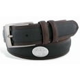thumbnail image 1 of ZeppelinProducts SMS-BBLPS-BLK-38 Southern Miss Concho Two Tone Leather Belt- 38 Waist, 1 of 1
